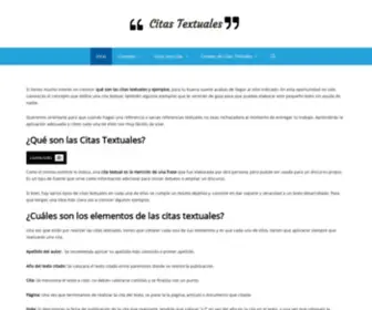 Citastextuales.com(Citas Textuales) Screenshot