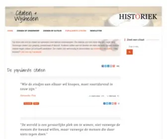 Citaten-EN-Wijsheden.nl(Citaten & Wijsheden) Screenshot