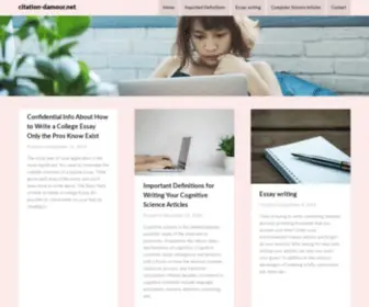 Citation-Damour.net(All about essays) Screenshot