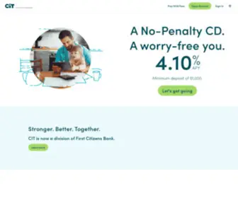 Cit.com(Personal Banking) Screenshot