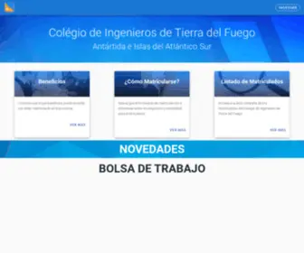 Citdf.org.ar(Colegio de Ingenieros de TDF) Screenshot