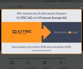 Citec-AG.de(FIRSTCOM EUROPE) Screenshot