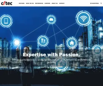 Citec.com(Expertise with Passion) Screenshot
