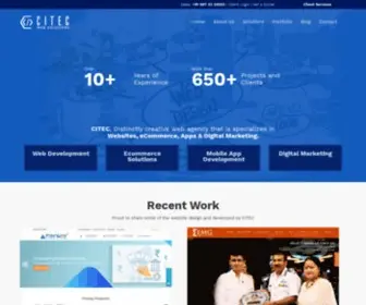 Citec.in(Website Design Delhi) Screenshot