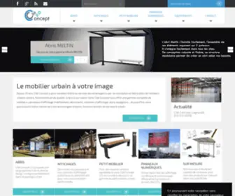 Citeconcept.com(Le mobilier urbain à votre image) Screenshot