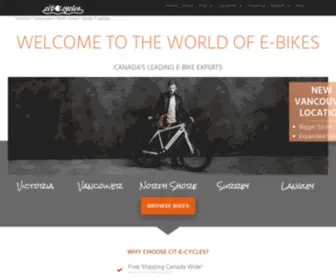 Citecycles.com(Vancouver Scooter) Screenshot