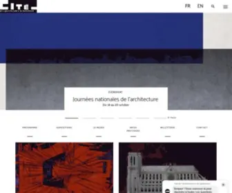Citedelarchitecture.fr(Cité de l'architecture et du patrimoine) Screenshot