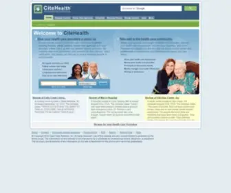 Citehealth.com(Reports and Patient Reviews on Nursing Homes) Screenshot