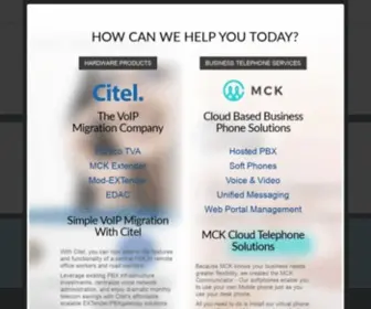 Citel.com(The VoIP Migration Company Citel) Screenshot