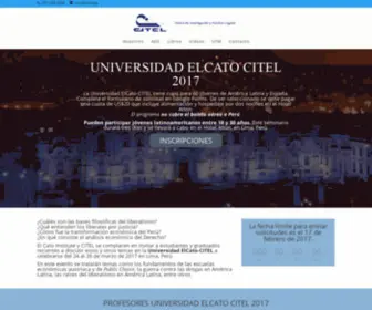 Citel.org(Centro de Investigación y Estudios Legales) Screenshot