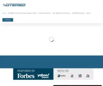 Citemedical.com(EU MDR Medical Device Regulation & Literature Reviews) Screenshot