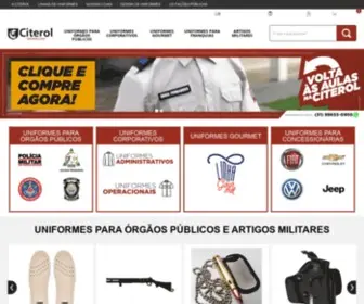 Citerol.com.br(Uniformes e Ação) Screenshot
