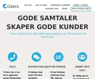 Citero.no(WordPress) Screenshot