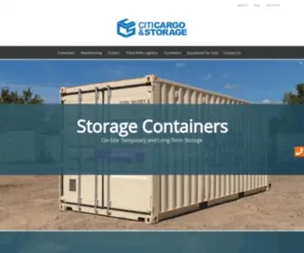 Citi-Cargo.com(Citi-Cargo & Storage) Screenshot