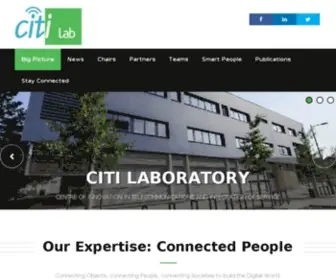 Citi-LAB.fr(Center of Innovation in Telecommunications and Integration of service) Screenshot