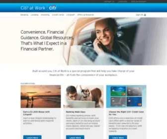 Citiatwork.com(Citi at Work) Screenshot