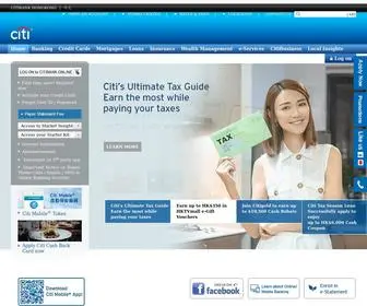 Citibank.com.hk(Citi Hong Kong) Screenshot