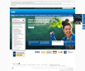 Citibank.com.my(Citibank Malaysia) Screenshot