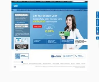 Citibank.hk(Citi Hong Kong) Screenshot