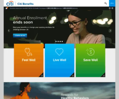 Citibenefitsonline.com(Citi benefits) Screenshot