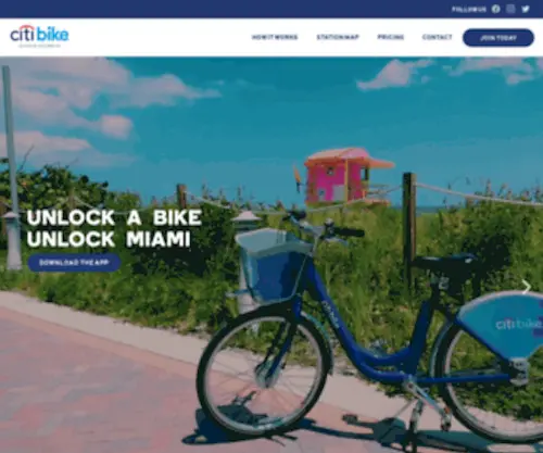 Citibikemiami.com(Citi bike miami) Screenshot