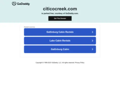 Citicocreek.com(Bad Tracking Link Domain) Screenshot