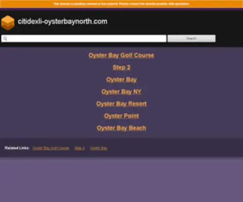 Citidexli-Oysterbaynorth.com(Oyster Bay North Long Island NY Directory and Online Yellow Pages) Screenshot