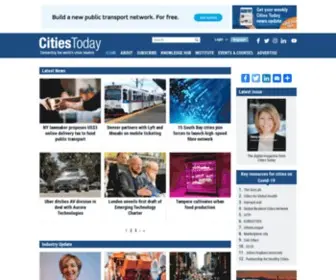 Cities-Today.com(Cities Today) Screenshot