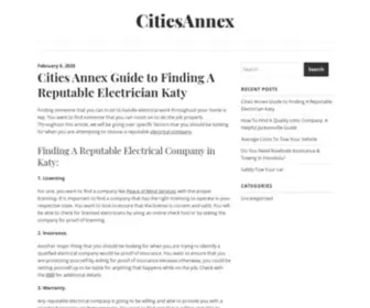 Citiesannex.com(CitiesAnnex) Screenshot