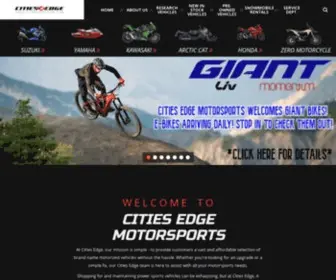 Citiesedge.com(Home Cities Edge Motorsports Shakopee) Screenshot