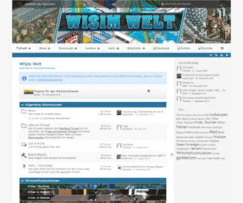 Citiesskylines.de(Die deutsche Fanseite zum Spiel Cities) Screenshot