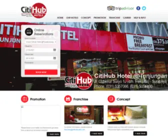 Citihubhotels.com(CitiHub Hotels) Screenshot