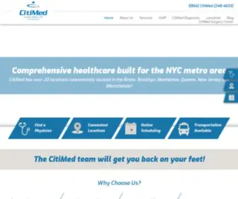 Citimedny.com(New York Injury Doctors Workers Comp Pain Management) Screenshot