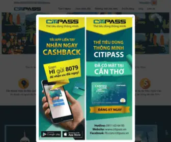 Citipass.vn(Thẻ du lịch thông minh) Screenshot