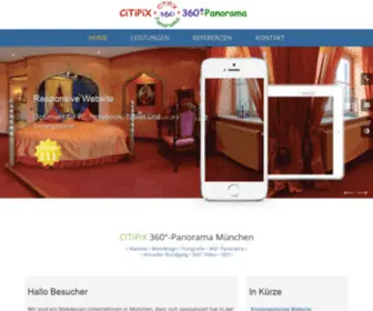 Citipix.de(Willkommen bei CiTiPiX 360°) Screenshot