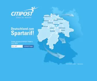 Citipost.de(Home) Screenshot