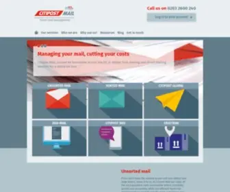 Citipostmail.co.uk(Citipost Mail) Screenshot