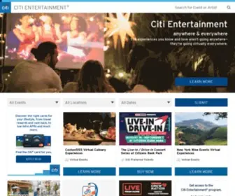 Citiprivatepass.com(Entertainment®) Screenshot