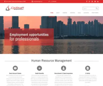 CitistaffmGMT.com(Citistaff Management Group Inc) Screenshot