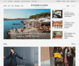 Citizen-Femme.com(Citizen Femme) Screenshot