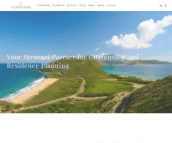 Citizen-Lane.com(Citizenship and Residence Planning for wealthy individuals or families) Screenshot