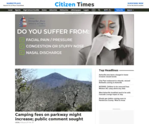 Citizen-Times.com(Citizen Times) Screenshot