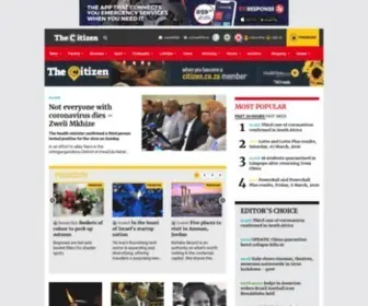 Citizen.co.za(The Citizen) Screenshot