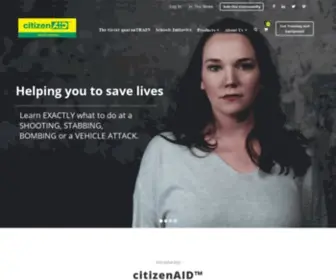 Citizenaid.org(A UK Charity Empowering the Public to Save Lives) Screenshot