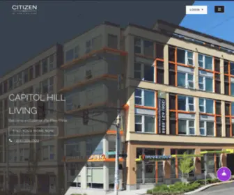 Citizenapartments.com(Apartments in Seattle) Screenshot