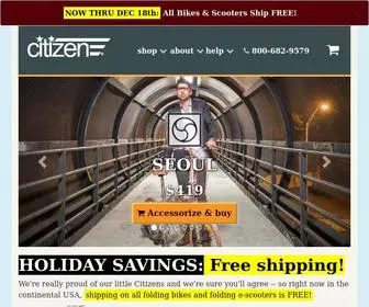 Citizenbike.com(Folding Bikes by Citizen Bike) Screenshot