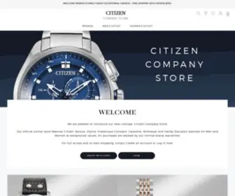 CitizencompanyStore.com(Citizen Watch US Official Site) Screenshot