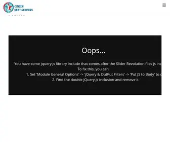 Citizendebtservices.com(Citizen Debt Services) Screenshot