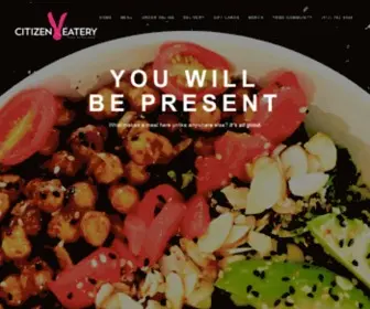 Citizeneatery.com(Citizen Eatery) Screenshot