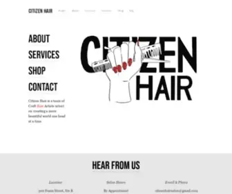 Citizenhair.com(CITIZEN HAIR) Screenshot